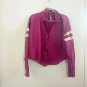 Free People varsity long sleeve top‎ small